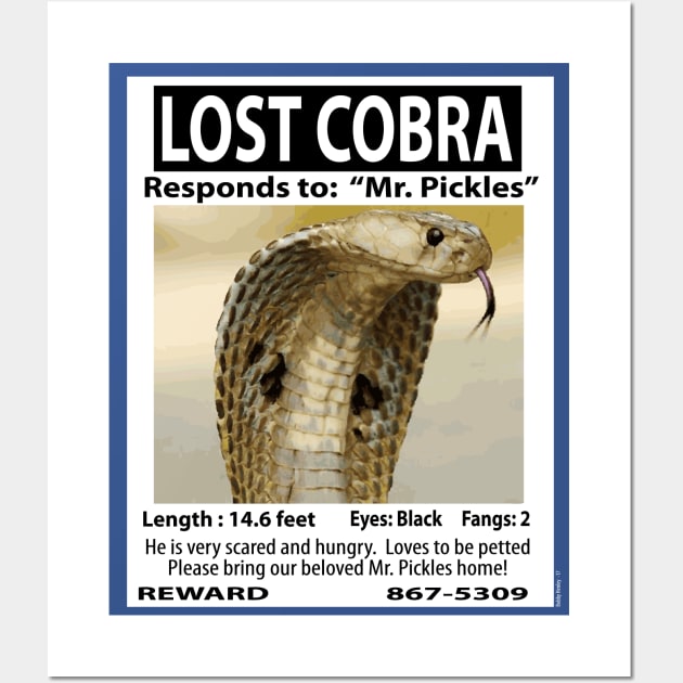 Lost Cobra Wall Art by Illustratorator